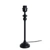 Lampfot med rund fot, svart H:42cm