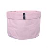 Förvaringskorg ELIN Recycled OEKO-TEX® – Rosa & Vit Ø:20cm