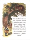 Metallskylt i vintagestil – Alice in Wonderland 15x20cm