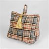 Dörrstopp TARTAN i sammet 18x10x17cm  