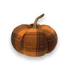 Pumpa Dekoration – Checkers Orange 20cm