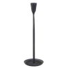 Ljusstake i järn antiksvart H:31cm