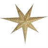 Adventsstjärna Olivia i Morris' mönster Snakeshead Gold 7-uddig 70x80cm