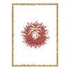 Placeringskort utstansad krans – Pepperberry Wreath 8-pack