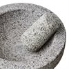 Mortel THYME med stöt i grå granit Ø:16cm H:8cm