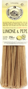 NYHET !!! Morelli Pasta di Semola di Grano Duro – Linguine Limone & Pepe, citron & pepparpasta 250g