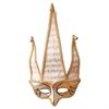 Partymask i guld Frigolit 17x32 cm