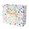 Presentpåse – Happy Birthday Confetti Large 28,5x12x25cm