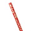 Presentpapper JUL – Palazzo in Red with Gold Foil 76x244cm 