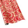 Presentpapper JUL – Palazzo in Red with Gold Foil 76x244cm 