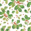 Presentpapper JUL – Gilded Holly White 76x244cm 