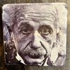 Glasunderlägg – Albert Einstein