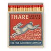Tändstickor Archivist – THE HARE 11x11cm, 125 stickor