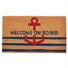 Dörrmatta i kokos – Welcome on board 70x40cm