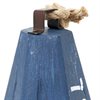 Dörrstopp röd & blå vintageboj i trä 14x32cm