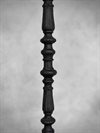 Ljusstake KALINI i gjutjärn antiksvart H:58cm
