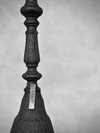 Ljusstake KALINI i gjutjärn antiksvart H:58cm