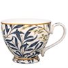 Mayfairmugg i Morris' mönster Willow Bough med blå & gula blad