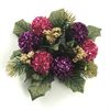 Ljusmanschett Tinsel ball pine YD:12cm ID:2,5cm