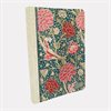 Anteckningsbok i fickformat – Fyra olika mönster av William Morris 9x12,5cm Pris/st