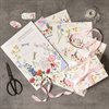 Bok med presentpapper – Fem blommönster WILD HARMONY, 10 ark á 50x70cm