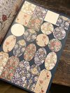Bok med presentpapper – Fem mönster av William Morris, 10 ark á 50x70cm