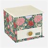 Memo Cube med låda & lock / kom-i-håg-block – William Morris Cray, 400 ark 10x12x11,5cm
