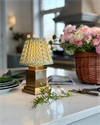 Ikat Lampskärm Grön Stor 