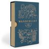 Resedagbok Wanderlust – lyxigt set med 5 skrivböcker 11x16cm