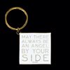 NYCKELRING Quotable – ...angel by your side 38x38mm