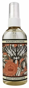 Handsprit med en doft av Bergamot & Ginger 100ml