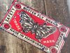 Metallskylt i vintagestil – Butterfly Matches 15x20cm
