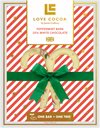 LOVE COCOA JUL – vit choklad Pepparmint 75g