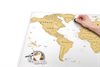 Poster / Världskarta Scratch Map – skrapa fram länder du besökt 82x59cm