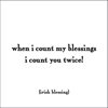 MAGNET Quotable – when i count my blessings... 9x9cm