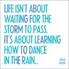 MAGNET Quotable – Dance in the rain... 9x9cm