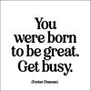 MAGNET Quotable – You were born to be great... 9x9cm