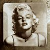 Glasunderlägg – Marilyn Monroe choker