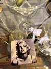 Glasunderlägg – Marilyn Monroe choker