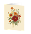 Kort med kuvert – Autumn bouquet 9x11cm