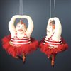 Julkula FAT MAN BALLERINA med tyll & hänge 11×5cm pris/st