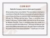 Doftljus för män – Cowboy med en maskulin doft av cederträ & läder