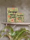 Poster Vanilla Fly – Dreams are free 30x40cm