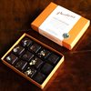Pärlans kolor i choklad i orange ask "VÅRA FAVORITER" 12 bitar 150g