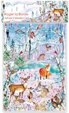 Kalenderkort, dubbelt med kuvert & blank insida – Wild Winter's Song 12x17cm