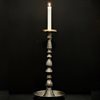 Ljusstake LOUISE i metall antikguld H:42,5cm