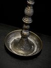 Ljusstake LOUISE i metall antikguld H:42,5cm
