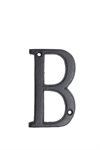 Fasadbokstav B – handgjord i gjutjärn H:13cm