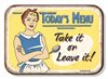 Magnet retro – Today's Menu... 6,4x8,9cm