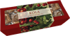 Kola i fin pappask – Pepparkaka & Röda julblommor Järnek Vintage 200g